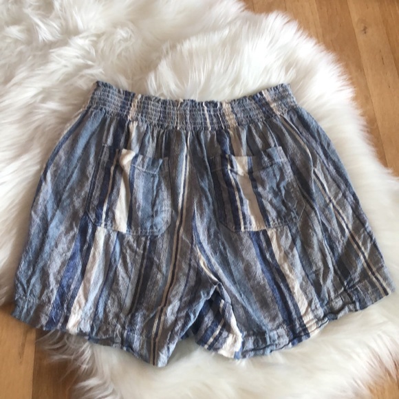 Briggs striped linen blend shorts - Picture 4 of 6